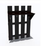Spectral Mobila Cuier 4 fasii wenge, 70 x 25 x 100 cm