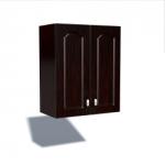 1 Corp superior 60 cu 2 usi cu scurgator de vase Zebra MDF mustata wenge