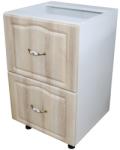 Spectral Mobila Corp inferior 50 cu 2 sertare metalice pentru greutate Zebra MDF sonoma mustata