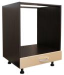 Spectral Mobila Corp pentru cuptor incorporabil cu sertar Zebra, wenge/cappuccino lucios, fara blat, 60 x 82 x 57 cm