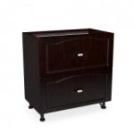 Spectral Mobila Corp inferior 80 cu 2 sertare metalice pentru greutate Zebra MDF mustata wenge