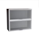 Spectral Mobila Corp superior vitrina 80 cu 2 usi orizontale Zebra