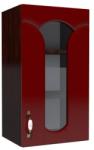 Spectral Mobila Corp superior 40 vitrina cu 1 usa Zebra MDF tulip rosu