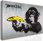 Artgeist Kép - Állj, vagy lő a majom! (Banksy) - terkep-center - 26 730 Ft