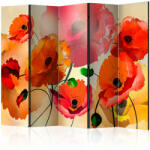 Artgeist Paraván - Velvet Poppies II [Room Dividers]