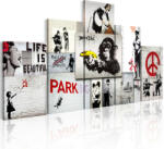 Artgeist Kép - Street Crimes: Banksy Art - terkep-center - 32 400 Ft