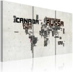 Artgeist Kép - What a wonderful World - Triptych - terkep-center - 25 990 Ft