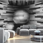 Artgeist Fotótapéta - Gray sphere - terkep-center - 16 650 Ft