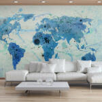 Artgeist Fotótapéta térkép - Cruising and sailing - The World map Világtérkép 200x154