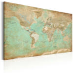 Artgeist Kép - World Map: Celadon Journey - terkep-center - 32 400 Ft