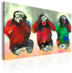 Artgeist Kép - Three Wise Monkeys - terkep-center - 25 990 Ft