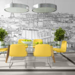 Artgeist XXL Fotótapéta - Párizsi a vázlatfüzet