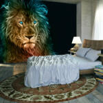Artgeist Fotótapéta - Abstract lion - terkep-center - 10 350 Ft