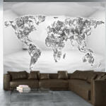 Artgeist Fotótapéta térkép - Diamond map Világtérkép 400x280