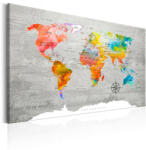 Artgeist Kép - Multicolored Travels - terkep-center - 25 990 Ft