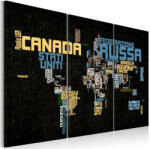Artgeist Kép - The World is not enough - Triptych - terkep-center - 26 730 Ft