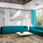 Artgeist Fotótapéta - White geometry - terkep-center - 36 540 Ft