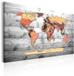 Artgeist Kép - World Map: New Directions - terkep-center - 26 730 Ft