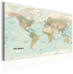 Artgeist Kép - World Map: Beautiful World - terkep-center - 26 730 Ft