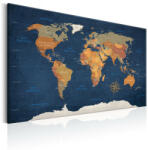 Artgeist Kép - World Map: Ink Oceans - terkep-center - 25 990 Ft