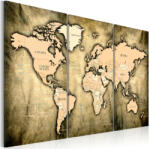 Artgeist Kép - World Map: The Sands of Time - terkep-center - 27 324 Ft