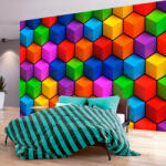 Artgeist Fotótapéta - Colorful Geometric Boxes - terkep-center - 30 870 Ft