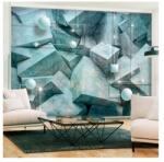 Artgeist Fotótapéta - Concrete Cubes (Green) - terkep-center - 21 150 Ft