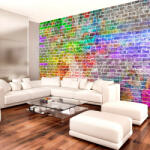Artgeist Fotótapéta - Rainbow Wall - terkep-center - 21 150 Ft