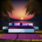 Artgeist Fotótapéta - Romantic evening on the beach - terkep-center - 16 650 Ft