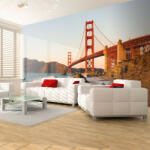 Artgeist Fotótapéta - Golden Gate Bridge - sunset, San Francisco - terkep-center - 41 400 Ft