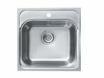Alveus Chiuveta de bucatarie Alveus din inox BASIC 140 LEINEN (1009303) Chiuveta