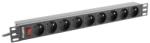 Lanberg 9 Plug 3m Switch (PDU-09E-0300-BK)