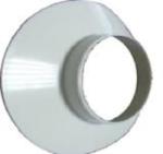 Immergas Takaró gyűrű fali átvezetéshez Ø 125 mm, fehér színben (1.023756) - brs