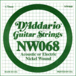 D'ADDARIO NW068 különálló elektromos gitárhúr, nikkel, . 068