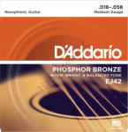 D'ADDARIO EJ42 akusztikus gitár húrkészlet 16-56 phosphor-bronze, resophonic