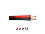 PD CONNEX RX20 Hifi Hangfalkábel Piros - Fekete (2×0, 75 mm2) Méretre vágható