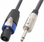 PD CONNEX CX27-10m Prémium hangfalkábel (Speakon - 6, 3 mm Jack) (2×1, 5 mm2) + tépőzár