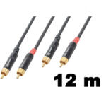 PD CONNEX CX94-12 sztereo jelkábel (2x RCA - 2x RCA) - (12 m)