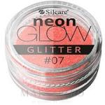 Silcare Glitter pentru unghii - Silcare Brokat Neon Glow 07