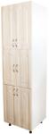Spectral Mobila Soldat 60 cu 6 usi Zebra MDF sonoma mustata