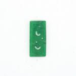  Pandantiv Jad Alb Colorat Sculptat Dreptunghi - 29 x 12 x 1, 8 mm - 1 Buc