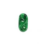  Pandantiv Jad Alb Colorat Sculptat Oval - 26-27 x 14-15 x 1, 8 mm - 1 Buc