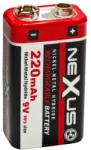 Nexus Acumulator E-block PP3 6HR061 Ni-Mh 9V 220mAh Nexus (18532) Baterie reincarcabila