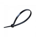 V-TAC Vezeték rögzítő, kábel kötegelő (3.5x150 mm - 100 darab) fekete ( 11166)