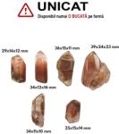  Cuart Amfibol (Cuart Inger) 1 varf mineral brut - 25-39 x 11-24 x 10-14 mm incluziuni fine luminoase conexiune spirituala si echilibru XL - 1 Buc