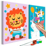 Artgeist Kifestő - Lion & Giraffe 33x23