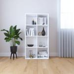 vidaXL Bibliotecă/Servantă, alb, 66x30x130 cm, PAL (800153) Biblioteca