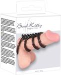 Bad Kitty Cock Ring 4er Black Inel pentru penis