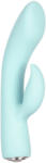 CalExotics Vibrator Iepuras Pave Marylin, 7 Moduri Stimulatoare + 5 Viteze, Silicon, USB, Albastru, 18 cm Vibrator