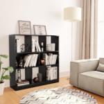 vidaXL Bibliotecă, negru extralucios, 97, 5x29, 5x100 cm, PAL (800178) Biblioteca